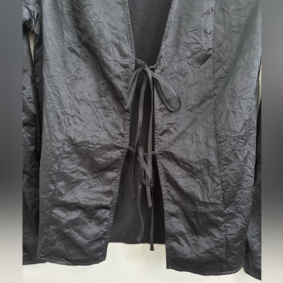 #314 FREE PEOPLE NWT Retail $98 Star Eyes Tie-Front Top XS - Picture 6 of 9